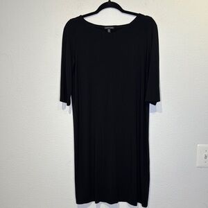 Eileen Fisher Elbow sleeve knee length dress women’s S/P never worn